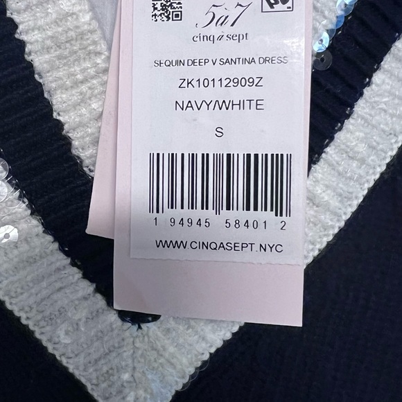 Cinq à Sept Santina Sequin Detail Layered Sweater Dress - Picture 4 of 11